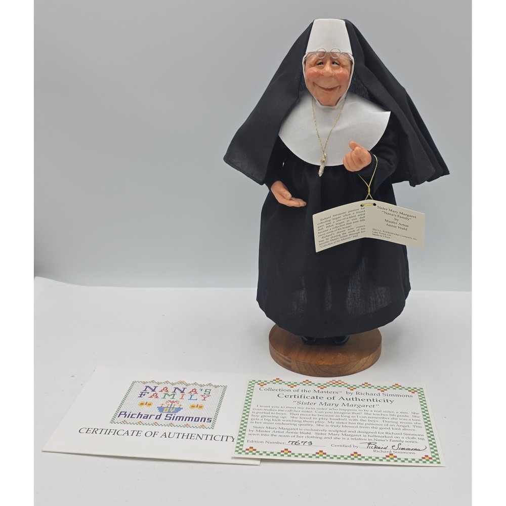 Richard Simmons Sister Mary Margaret Doll Nanas Family Annie Wahl w/ Box CoA